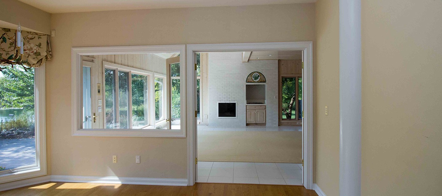 Sunroom Wall Before