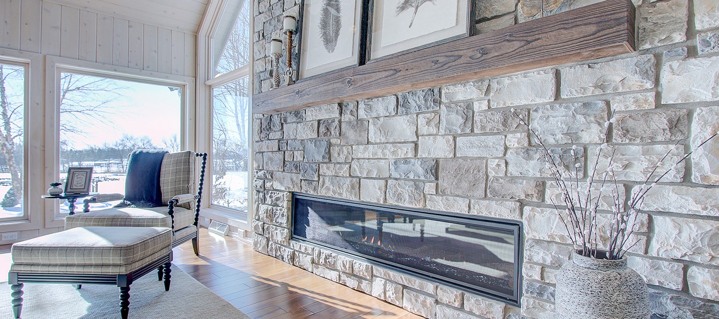 Expansive Fireplace